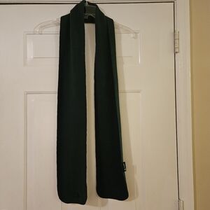 The North Face Logo Scarf Green Fleece 80" x 7"